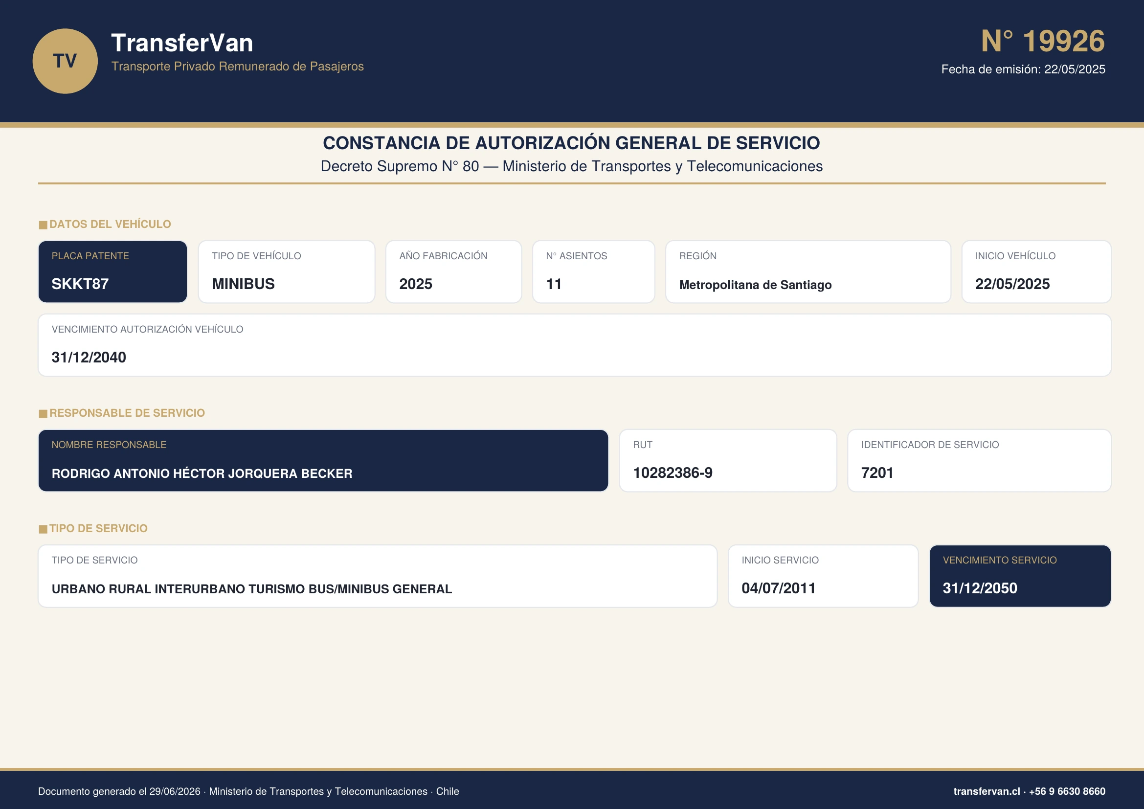 TransferVan